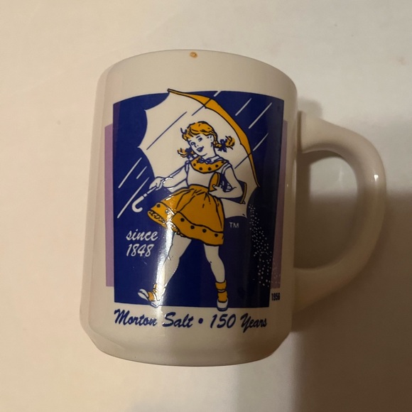 Morton Salt Girl coffee Mug. - Picture 2 of 3